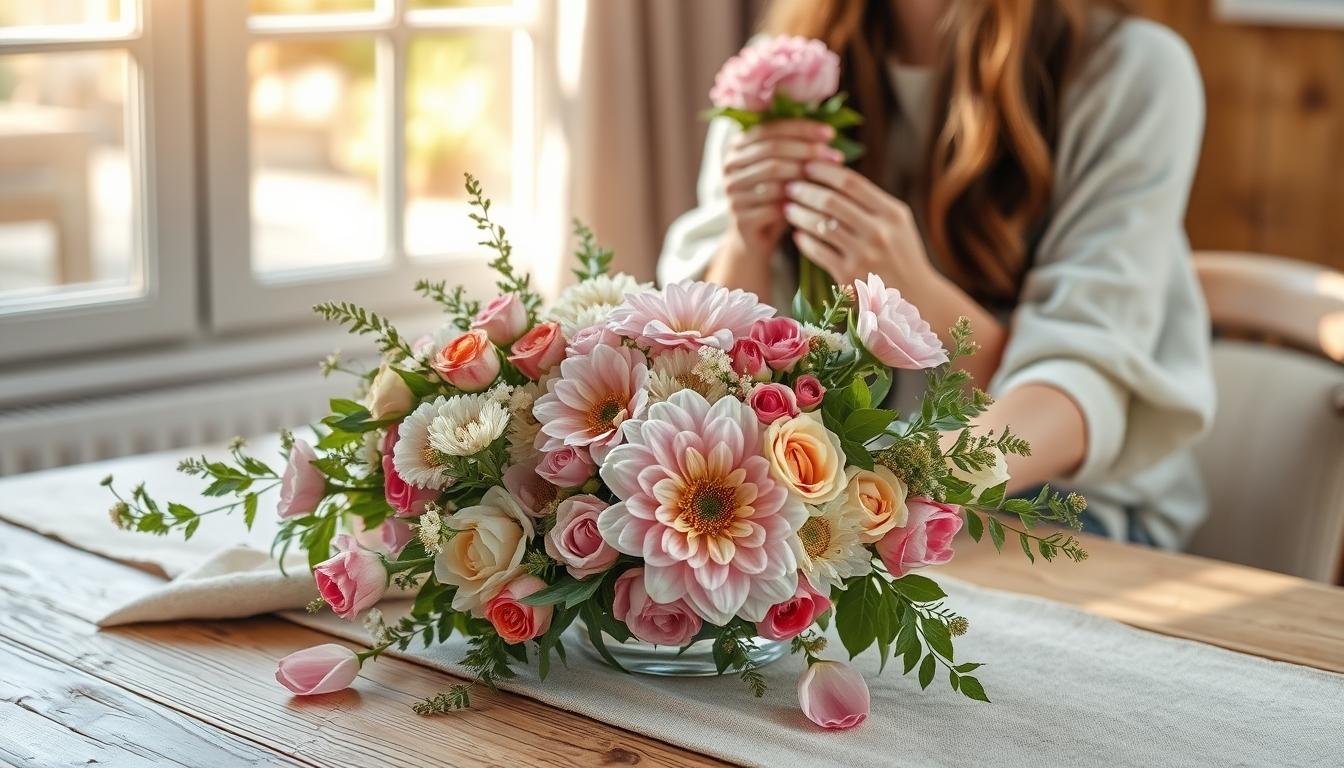 Seasonal flower arrangements